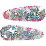 Pink Poppy Mermaid Sequin Snap Clips