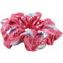 Pink Poppy Rasberry Sparkle Hair Scrunchie