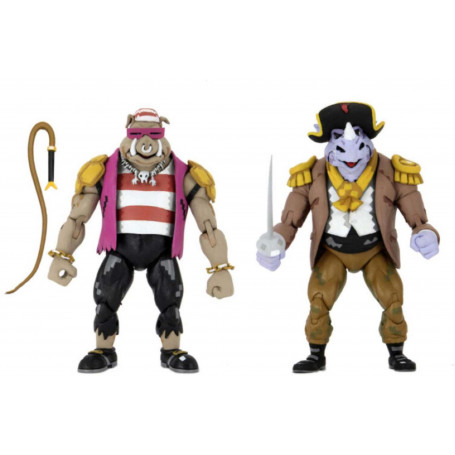 Teenage Mutant Ninja Turtles - Pirate Rocksteady & Bebop Figure 2-Pack