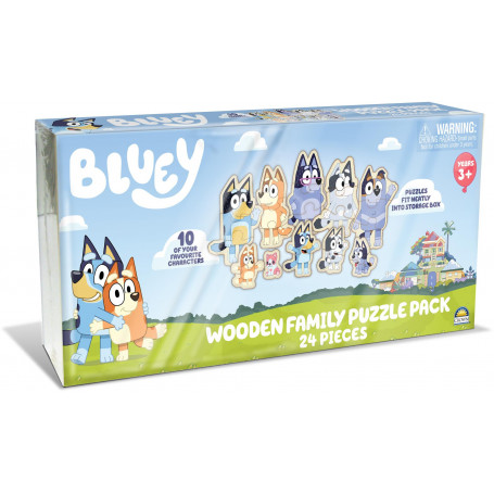 Bluey Wooden Family Puzzle Pack