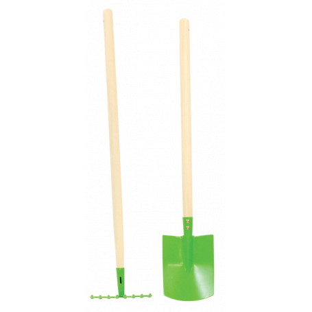 Wooden Handle Rake Or Spade