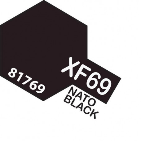 Tamiya Mini Acrylic XF-69 Nato Black