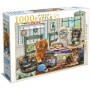 1000Pce Tilbury Premium Puzzle - Kittens Knitting