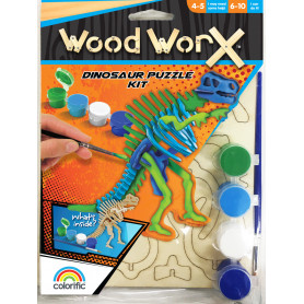 Wood WorX Dino Puzzle Kit