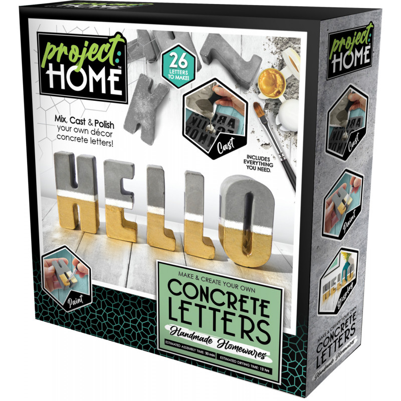 Project Home - DIY Concrete Letters Kit - Afterpay
