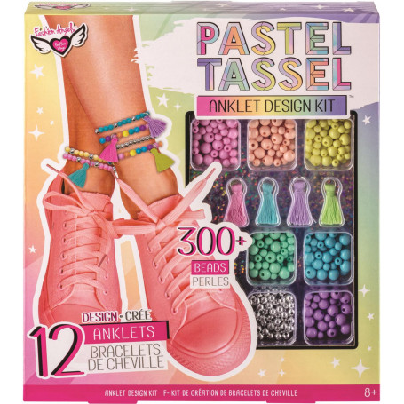 Crayola Pastel Tassel Anklet Kit