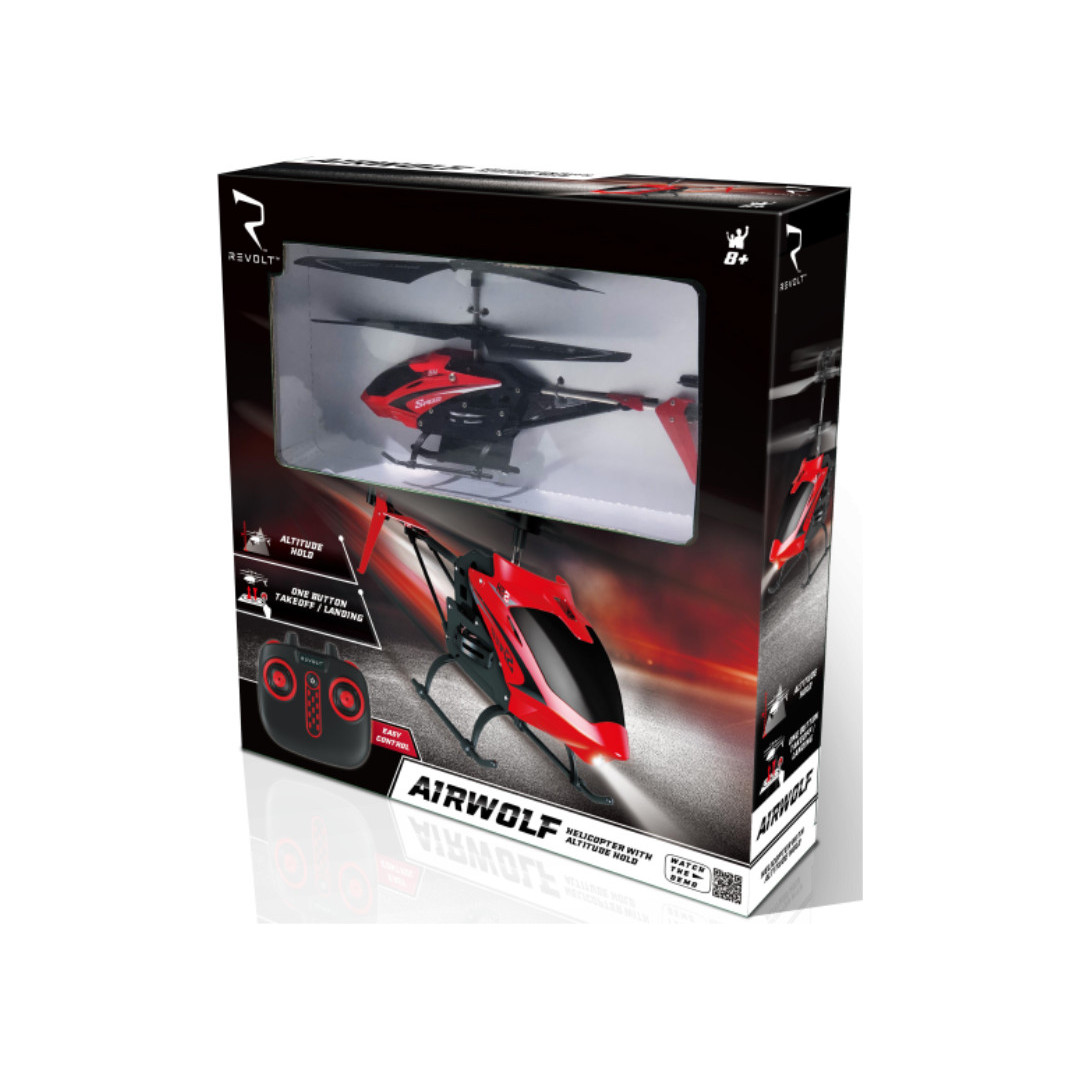 Airwolf Controls Revolt Radio Control Airwolf Helicopter With Auto Hover | Mr