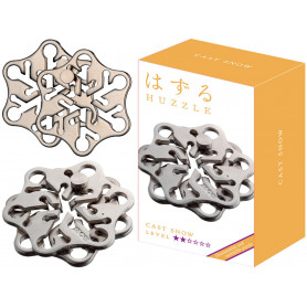 Hanayama Huzzle L2 Snow Metal Puzzle