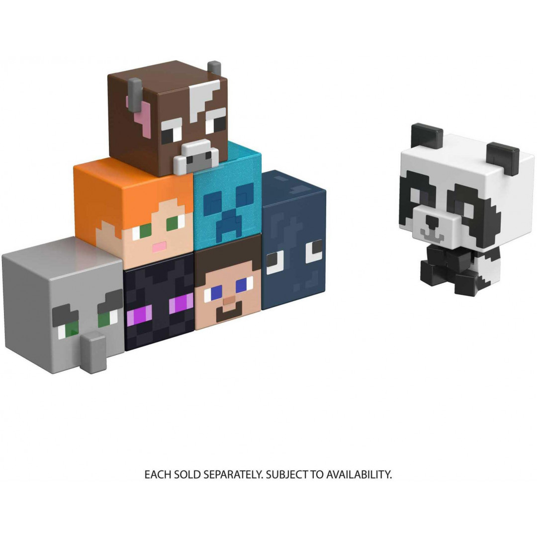 Minecraft Toys Mob Head Minis Collectible Figures with Accessories (Styles  May Vary) 