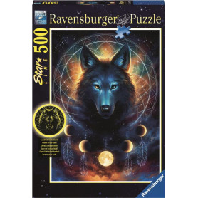 Ravensburger - Lunar Wolf Puzzle 500Pc
