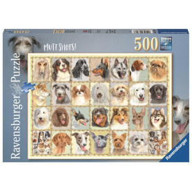 Ravensburger - Mutt Shots! Puzzle 500Pc