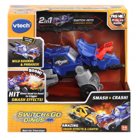 VTech Switch & Go Dinos Bash The Triceratops