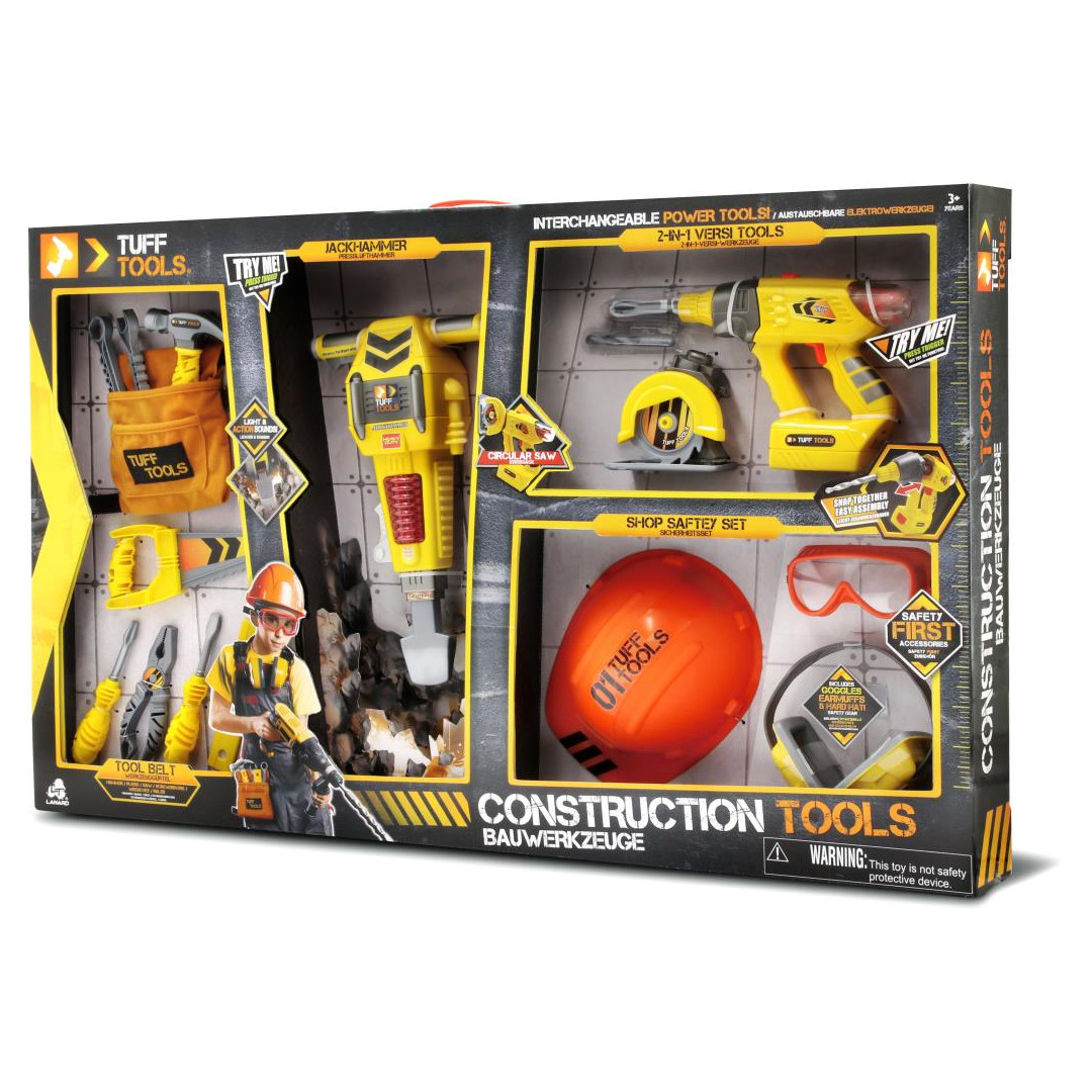 Tuff Tools Construction Tools Deluxe Set Mr Toys Toyworld