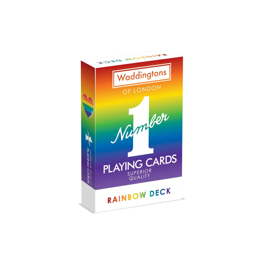 Waddingtons No 1 Rainbow Playing Cards - Afterpay Available!