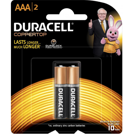 Duracell Coppertop AAA2  - Pre Monet