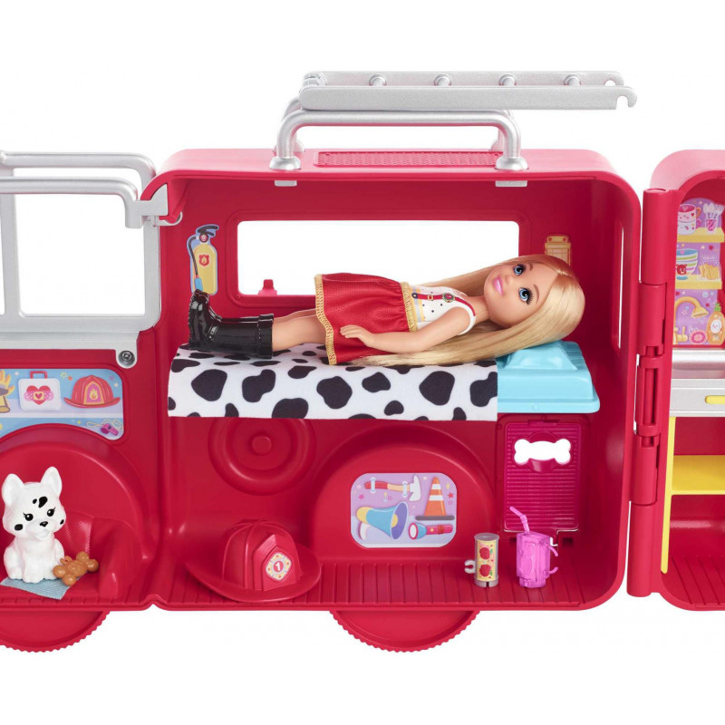 Barbie Chelsea Fire Truck Playset
