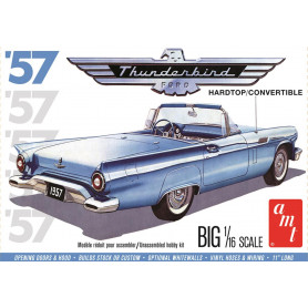 1:16 1957 Ford Thunderbird 2T Plastic Kit