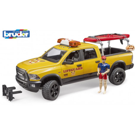 Bruder 1:16 RAM 2500 Power Wagon - Life Guard with Figure