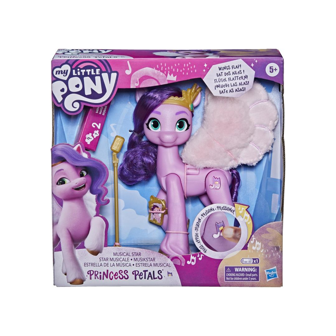  My Little Pony: A New Generation Movie Singing Star Princess  Pipp Petals - 6-Inch Pink Pony That Sings and Plays Music, Toy for Kids Age  5 and Up : Toys & Games