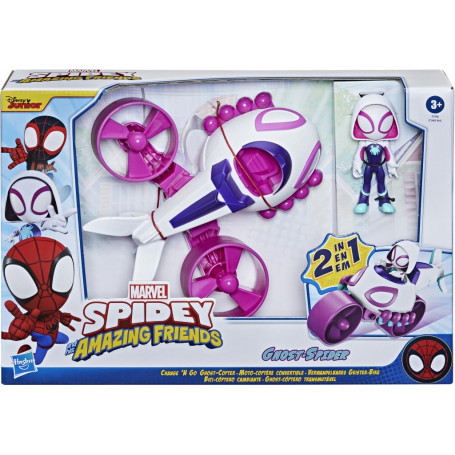 SPIDY AND FRIENDS 2 IN 1 GHOST COPTER