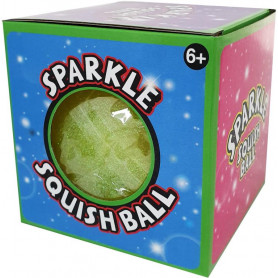 SPARKLE SQUISH BALL 10cm