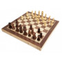 Wooden Chess set folding 12"