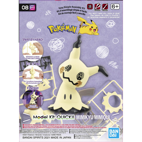 HOBBY KIT POKEMON MODEL KIT QUICK!! 08 MIMIKYU