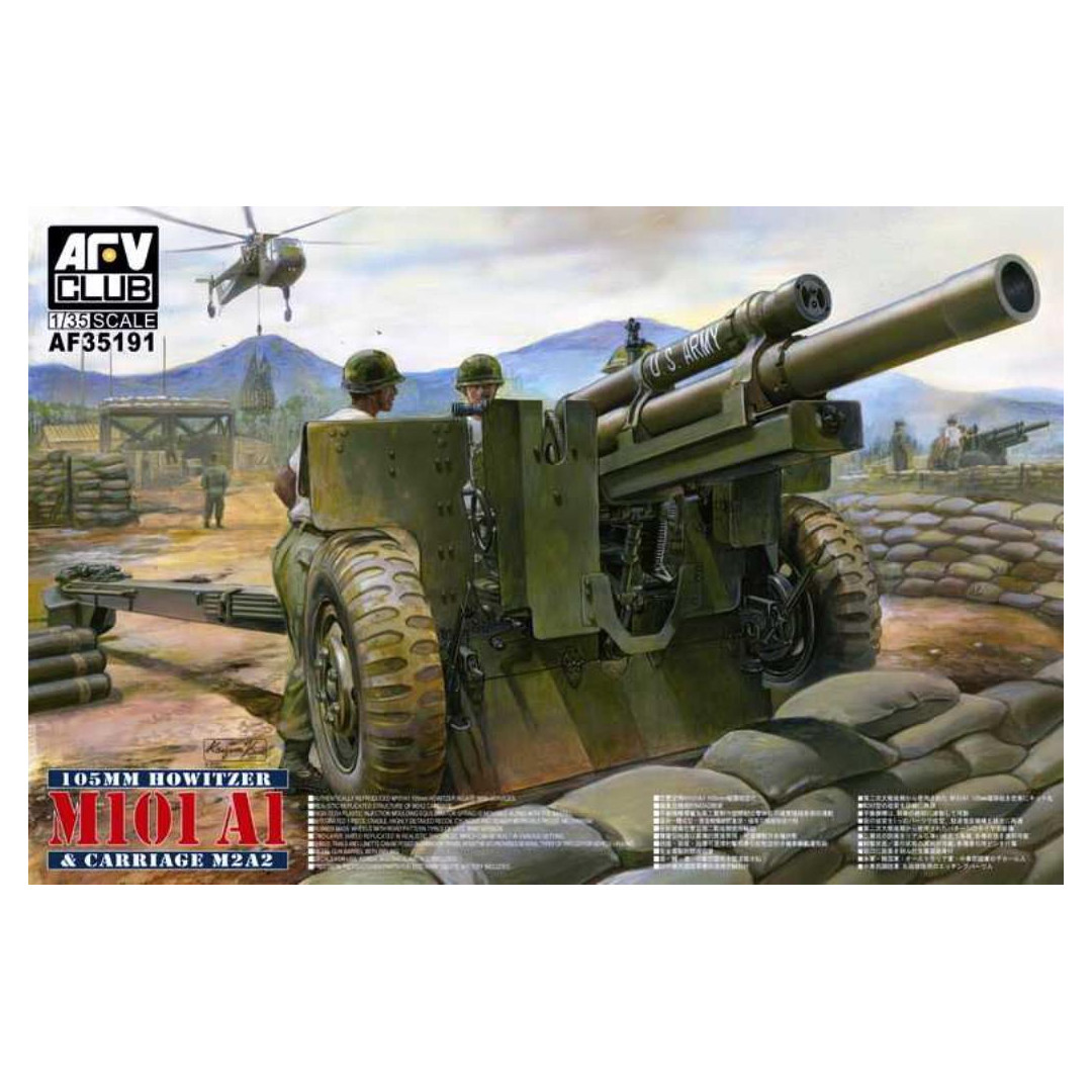 Afv Club Af Mm Howitzer M A On Carriage