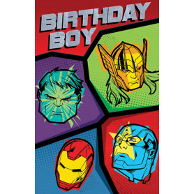 CARD MARVEL AVENGERS SECTIONED