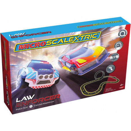 MICRO SCALEXTRIC LAW ENFORCER (MAINS POWERED)