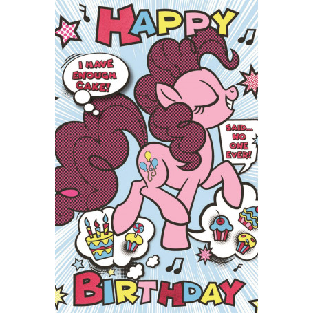 CARD - MY LITTLE PONY SPEECH BUBBLES