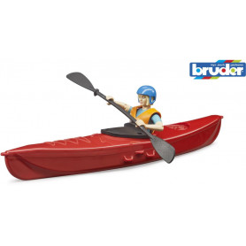 Bruder Kayak with Kayaker