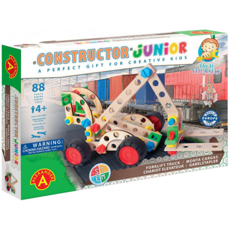 CONSTRUCTOR JUNIOR FORKLIFT 3-in-1 88pc