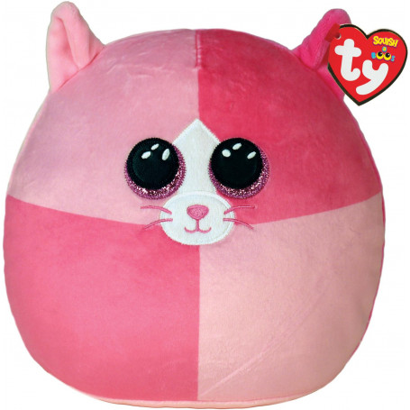 Squish A Boo 10" Scarlett Pink Cat