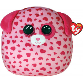 Squish A Boo 10" Tickle Pink Dog