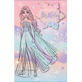 DISNEY FROZEN FROSTED LIGHTS CARD