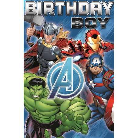 AVENGERS A BADGE CARD