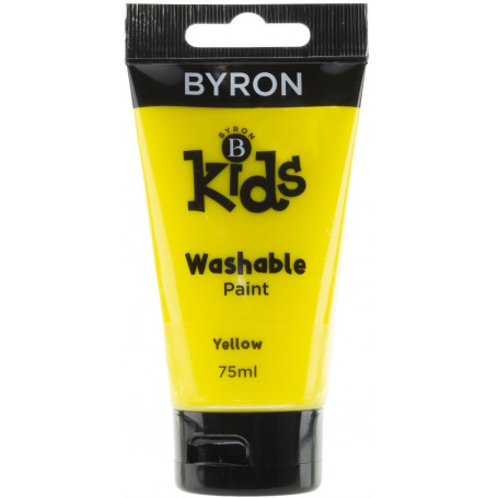 Jasart Byron Kids Wash Paint 75ml Yellow