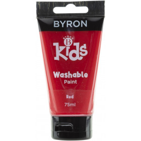 Jasart Byron Kids Wash Paint 75ml Red