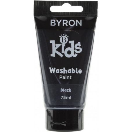 Jasart Byron Kids Wash Paint 75ml Blk