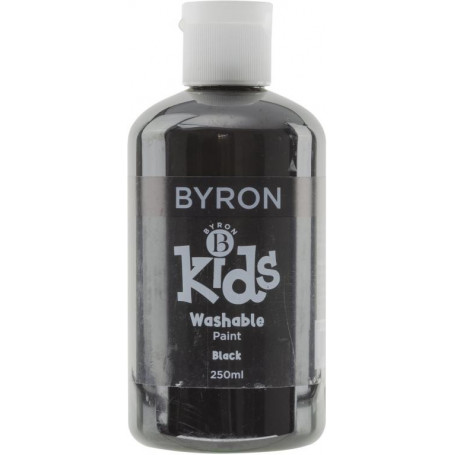 Jasart Byron Kids Wash Paint 250ml Black