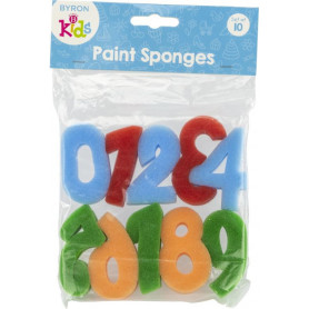 Jasart Byron Kids Sponge Stamps Numbers Set10