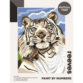 Reeves Paint By Number 12X16" Mystical Tiger
