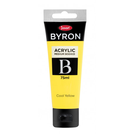 Jasart Byron Acrylic Paint 75ml Cool Yellow