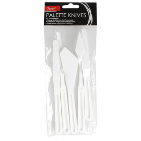 Jasart Plastic Palette Knife Set 5