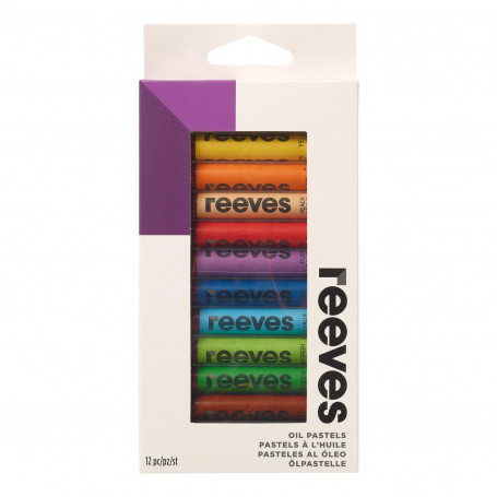 Reeves Oil Pastels - Set 12