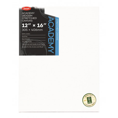 Jasart Academy Thin Edge Canvas 12X16" FSC Mix