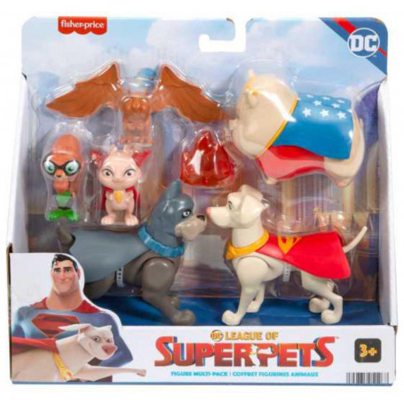 Fisher Price DC League Of Superpets Figure Multi Pack