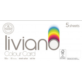 Liviano 180GSM A3 - Black FSC Mix Credit - Pack 5