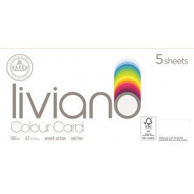 Liviano 180GSM A3 - Salmon FSC Mix Credit - Pack 5